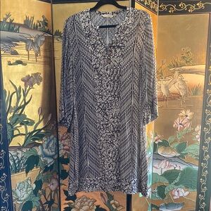 Boho Patterned Soft Surroundings Midi Dress